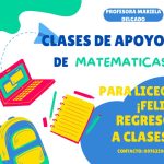 Clases particulares de apoyo de matematicas .Secundaria y bachillerato.